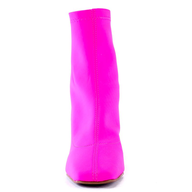 Bota-Cano-Curto-Salto-Bloco-Alto-Tecido-Joy-Pink