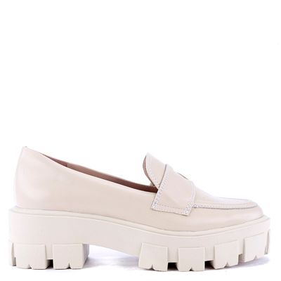 Mocassim Chunky Tratorado Tomboy Off White