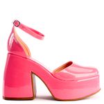 Scarpin-Feminino-Meia-Pata-Salto-Bloco-Alto-Missy-Coral