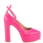 Scarpin-Feminino-Meia-Pata-Alta-com-Pulseira-Tornozelo-Alaia-Pink