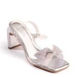 Sandalia-Feminina-Salto-Alto-Tira-Vinil-com-Detalhe-Laco-Malha-Brilhos-Bow--Prata