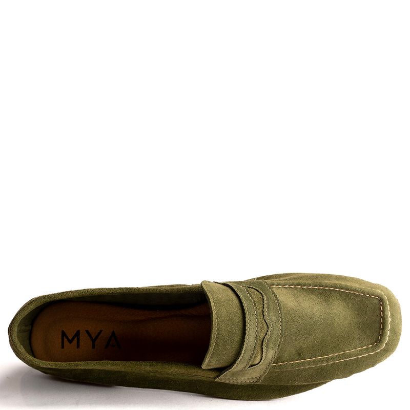 Mocassim feminino hot sale verde