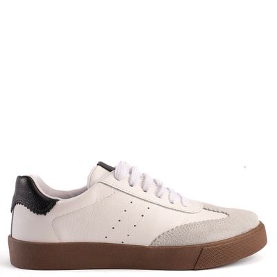 Tenis Feminino Couro Cadarco Ace Branco