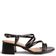 SANDALIA FEMININA SALTO BLOCO TIRAS VALENTINA (PRETO 33)